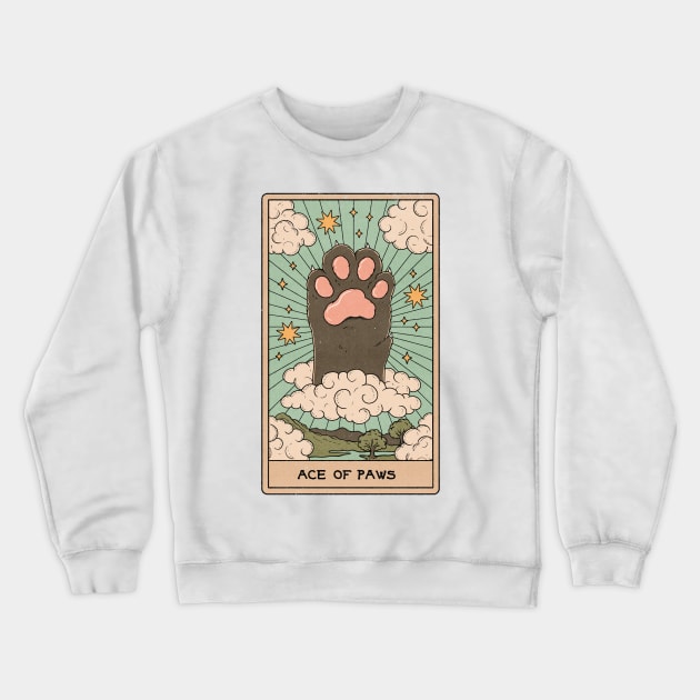 Ace of Paws Crewneck Sweatshirt by thiagocorrea